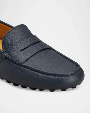 Tod's Men's Gommino Grained Leather Penny Loafers | Thumbnail 3 Tod's Men's Gommino Grained Leather Penny Loafers | Thumbnail 3