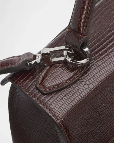 TOTEME Clip Lizard-Embossed Top-Handle Bag | Thumbnail 4 TOTEME Clip Lizard-Embossed Top-Handle Bag | Thumbnail 4