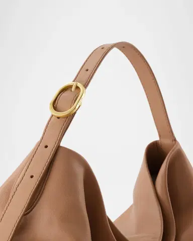 Vince Vivian Small Leather Hobo Bag | Thumbnail 4