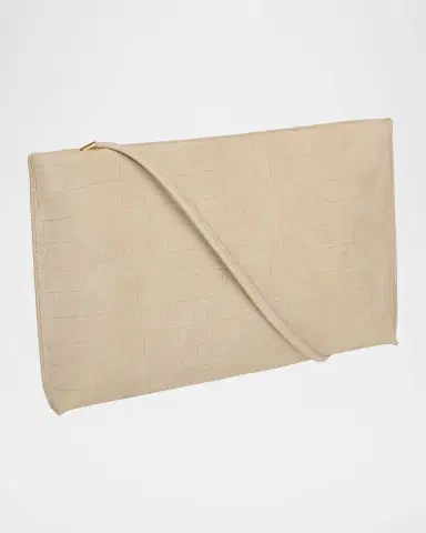 Vince Athene Croc-Embossed Leather Pouch | Thumbnail 2 Vince Athene Croc-Embossed Leather Pouch | Thumbnail 2