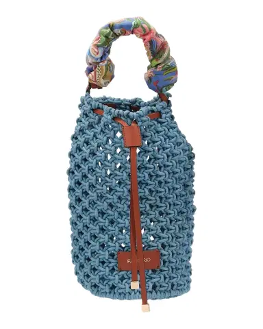 Farm Rio Cotton Macrame Shoulder Bag | Thumbnail 1