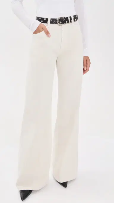 Haikure Clara Velvet Pier Pants Snow 26 | Thumbnail 2