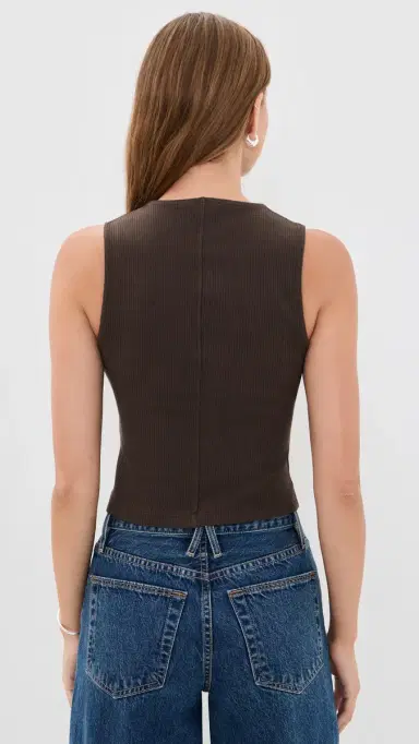 Madewell Ribbed V-Neck Vest | Thumbnail 3 Madewell Ribbed V-Neck Vest | Thumbnail 3