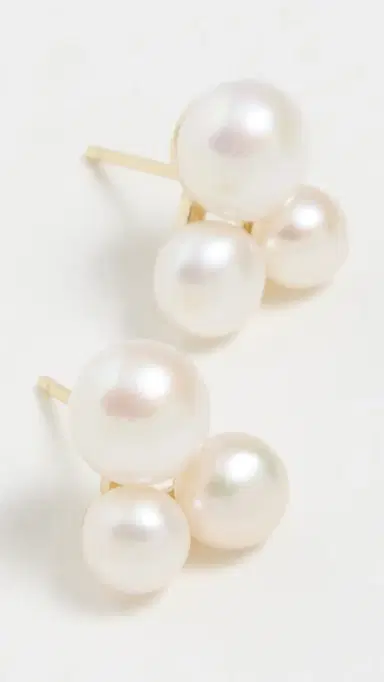 Shashi Pearl Bouquet Stud | Thumbnail 4 Shashi Pearl Bouquet Stud | Thumbnail 4