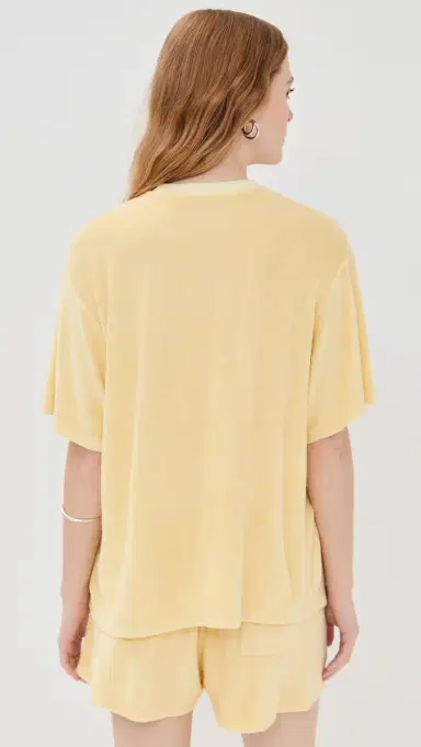 LE BOP Farrah Terry Tee Butter Yellow M | Thumbnail 4