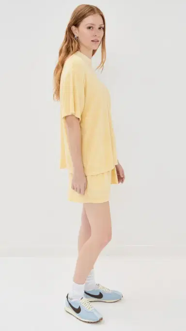 LE BOP Farrah Terry Tee Butter Yellow M | Thumbnail 5