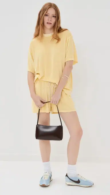 LE BOP Farrah Terry Tee Butter Yellow M | Thumbnail 6