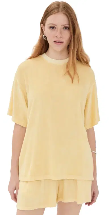 LE BOP Farrah Terry Tee Butter Yellow M | Thumbnail 1