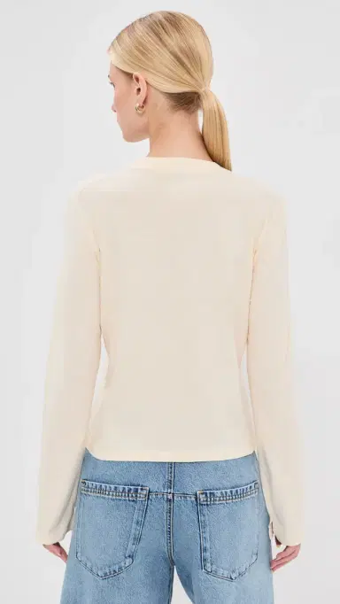 Kallmeyer Wynn Long Sleeve T-Shirt Vanilla | Thumbnail 3