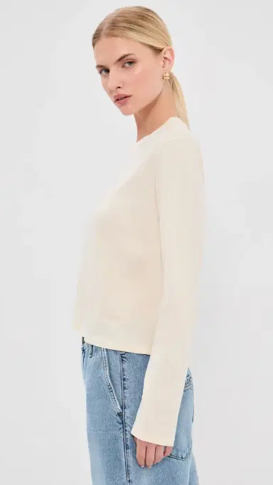 Kallmeyer Wynn Long Sleeve T-Shirt Vanilla | Thumbnail 4