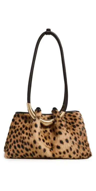 Cult Gaia Asa Shoulder Bag Cheetah One Size | Thumbnail 1