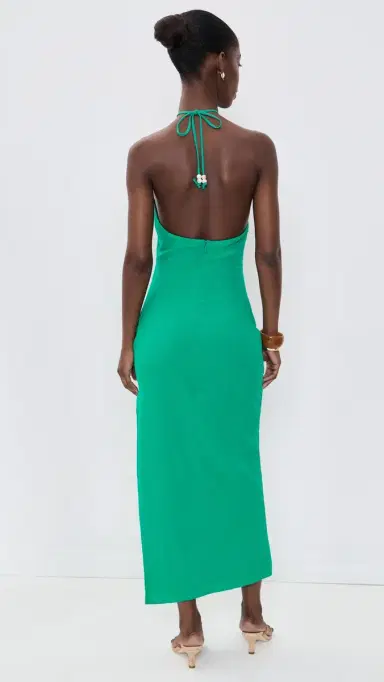 SEVEN WONDERS Brontie Halter Midi Dress | Thumbnail 3 SEVEN WONDERS Brontie Halter Midi Dress | Thumbnail 3