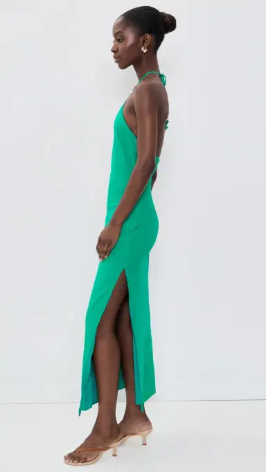 SEVEN WONDERS Brontie Halter Midi Dress | Thumbnail 4 SEVEN WONDERS Brontie Halter Midi Dress | Thumbnail 4