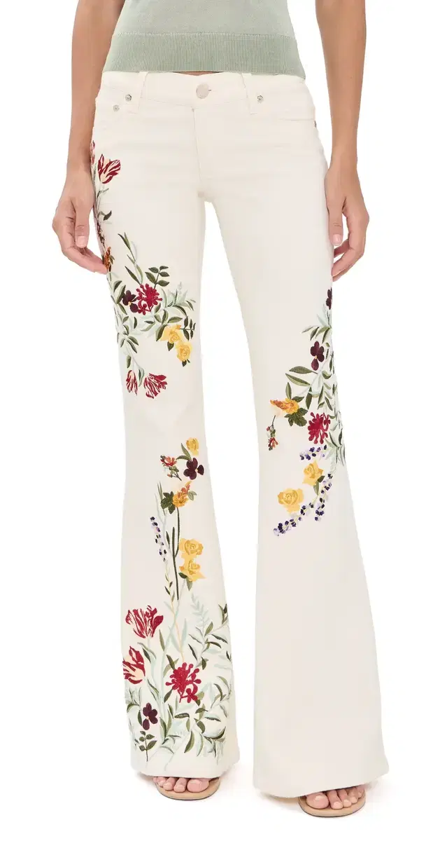 Emryn Embroidered Jeans Vanilla Multi