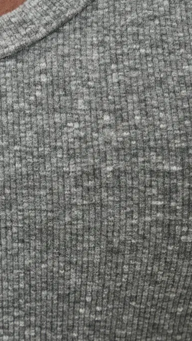 perfectwhitetee Blondie Rib Bra Friendly Tank Dark Heather Grey L | Thumbnail 6