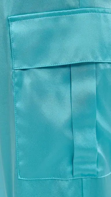 Sprwmn Cargo Silk Pants Baby Blue S | Thumbnail 6