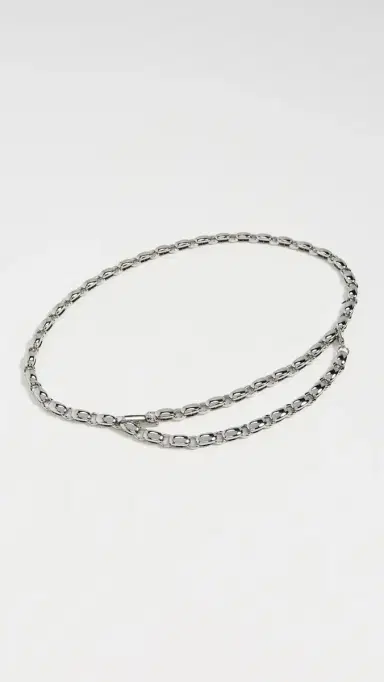 B-Low The Belt Etta Chain Belt Silver One Size | Thumbnail 2