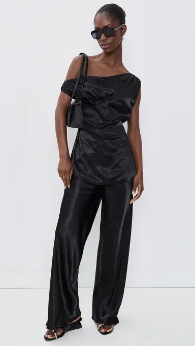 VRG GRL Rae Satin Pants Black S | Thumbnail 2 VRG GRL Rae Satin Pants Black S | Thumbnail 2