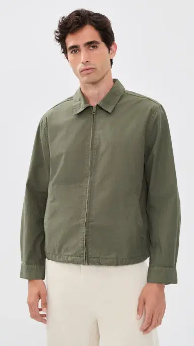 Madewell Transitional Cotton Zip Jacket Capers L | Thumbnail 2 Madewell Transitional Cotton Zip Jacket Capers L | Thumbnail 2