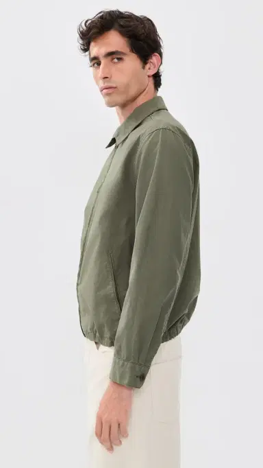 Madewell Transitional Cotton Zip Jacket Capers L | Thumbnail 4 Madewell Transitional Cotton Zip Jacket Capers L | Thumbnail 4