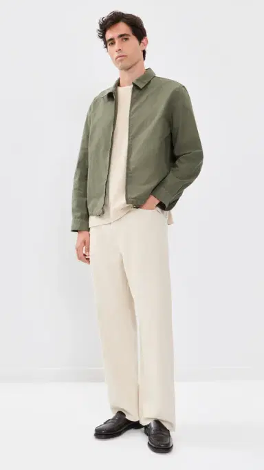 Madewell Transitional Cotton Zip Jacket Capers L | Thumbnail 5 Madewell Transitional Cotton Zip Jacket Capers L | Thumbnail 5