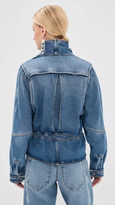 Isabel Marant Dolie Jacket Light Blue | Thumbnail 4 Isabel Marant Dolie Jacket Light Blue | Thumbnail 4