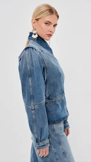 Isabel Marant Dolie Jacket Light Blue | Thumbnail 5 Isabel Marant Dolie Jacket Light Blue | Thumbnail 5