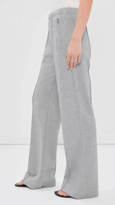 Acne Studios Jersey Trousers Grey Melange L | Thumbnail 4
