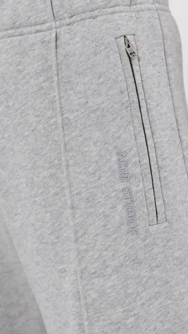 Acne Studios Jersey Trousers Grey Melange L | Thumbnail 6