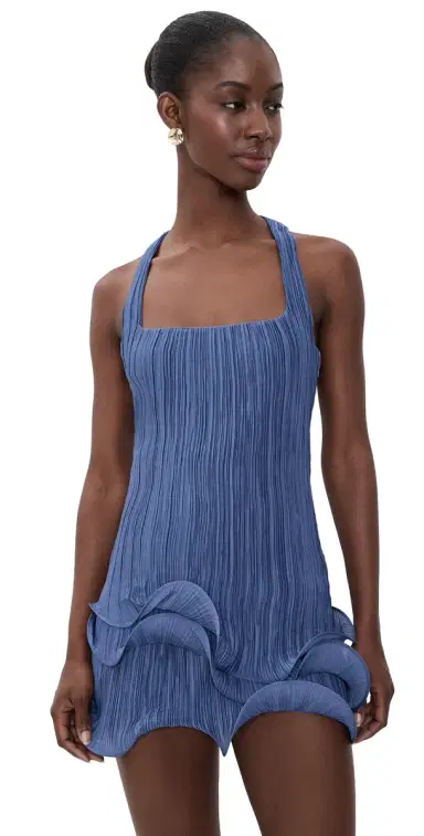 Cult Gaia Marsa Sculpted Mini Dress Tide 8 | Thumbnail 1