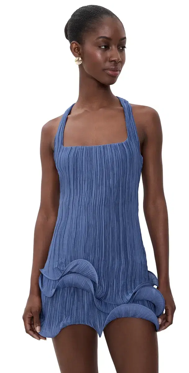 Marsa Sculpted Mini Dress Tide
