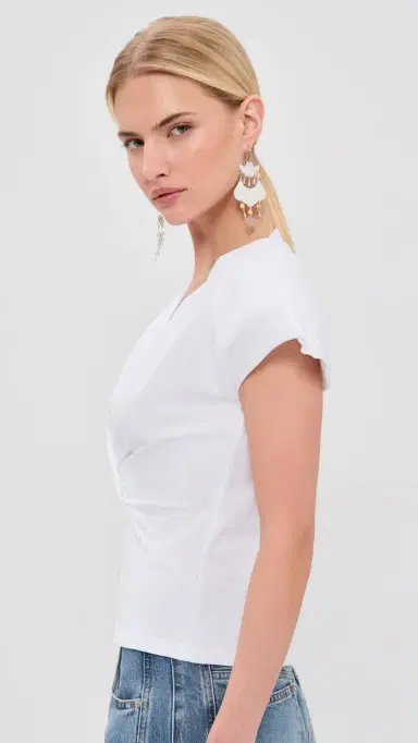 Isabel Marant Nadrine Tee White S | Thumbnail 4