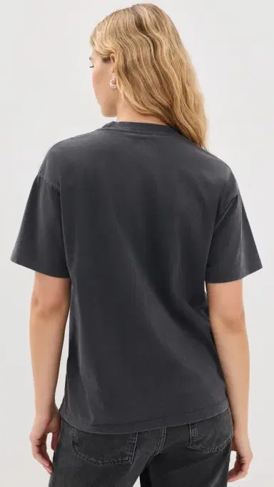 Anine Bing Cade Leopard Tee Washed Black | Thumbnail 3 Anine Bing Cade Leopard Tee Washed Black | Thumbnail 3