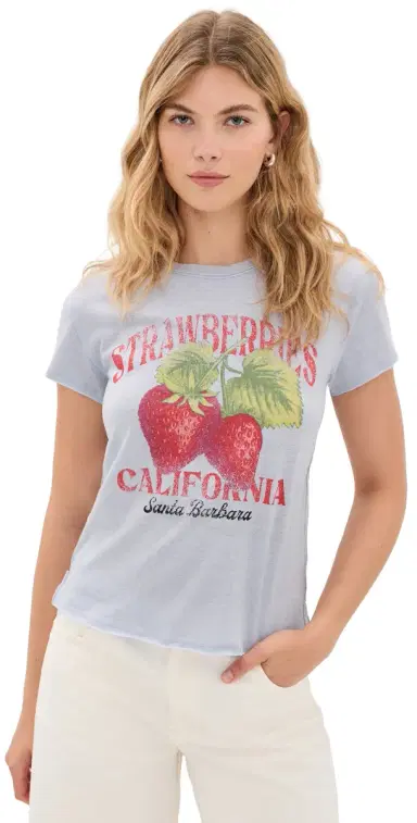 Free People Nova Graphic Tee Strawberry Combo M | Thumbnail 1 Free People Nova Graphic Tee Strawberry Combo M | Thumbnail 1