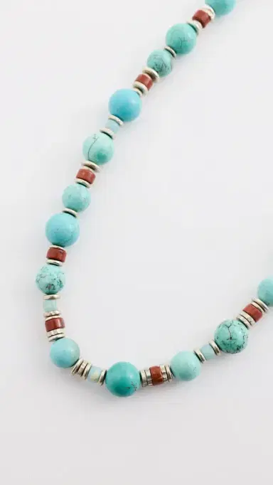 Shashi Dallas Necklace Turquoise One Size | Thumbnail 4