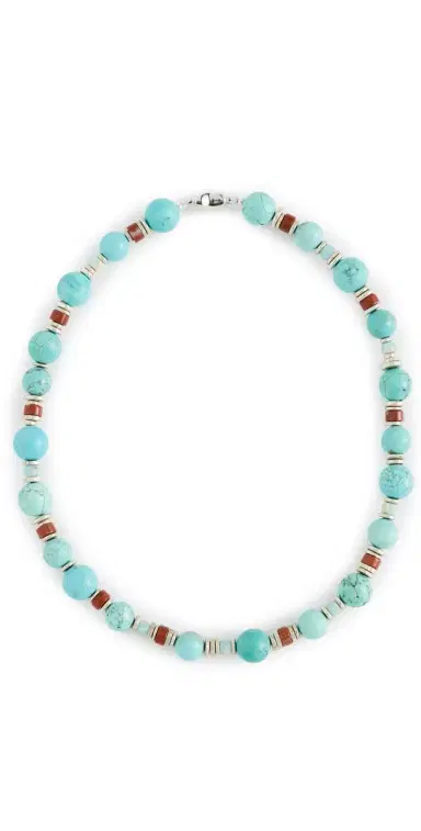 Shashi Dallas Necklace Turquoise One Size | Thumbnail 1