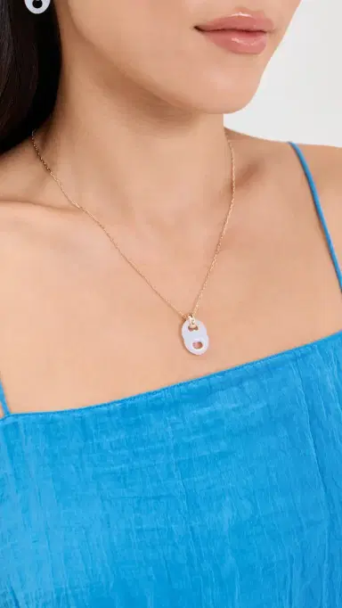 Tory Burch Gemini Link Pendant Necklace | Thumbnail 3 Tory Burch Gemini Link Pendant Necklace | Thumbnail 3