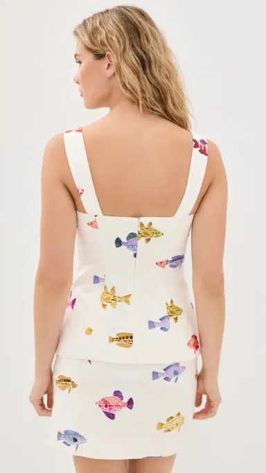 Hill House Home The Emma Top Rainbow Fish | Thumbnail 3