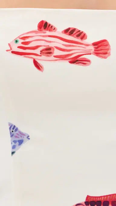 Hill House Home The Emma Top Rainbow Fish | Thumbnail 6