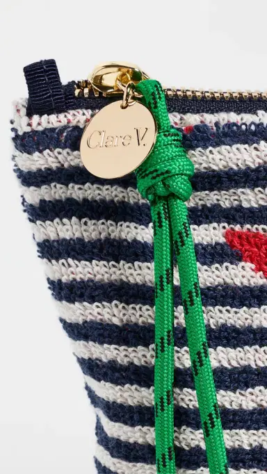 Clare V. Clare V. Terry Cloth Flat Clutch | Thumbnail 5 Clare V. Clare V. Terry Cloth Flat Clutch | Thumbnail 5