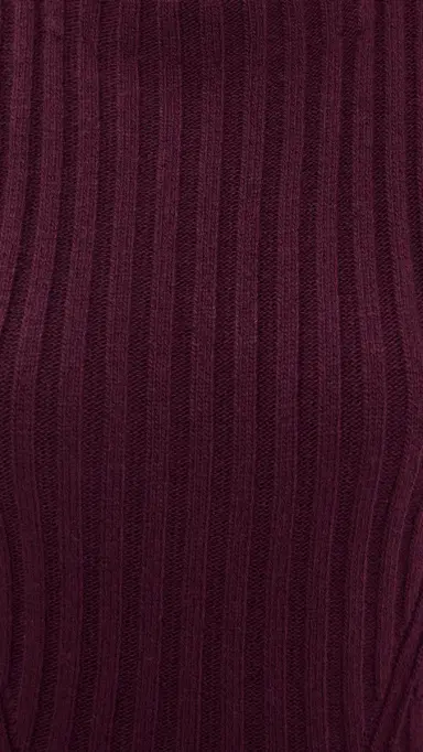 Victoria Beckham Rib Jumper Acai S | Thumbnail 6 Victoria Beckham Rib Jumper Acai S | Thumbnail 6
