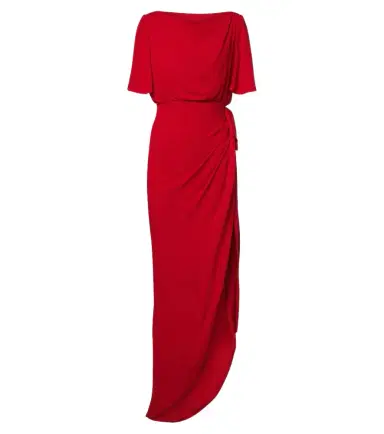 Valentino Draped silk georgette gown | Thumbnail 1 Valentino Draped silk georgette gown | Thumbnail 1