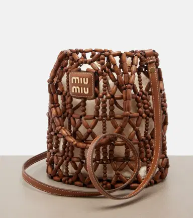 Miu Miu Beaded bucket bag | Thumbnail 4