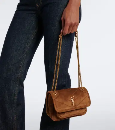 Saint Laurent Niki Mini suede shoulder bag | Thumbnail 6