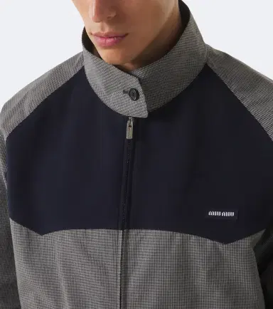 Miu Miu Gingham cotton jacket | Thumbnail 3