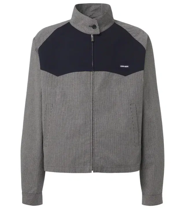 Miu Miu Gingham cotton jacket