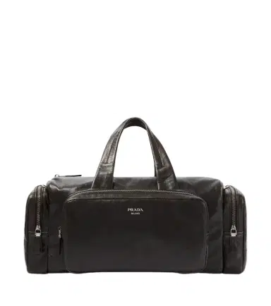 Prada Distressed leather duffel bag | Thumbnail 1