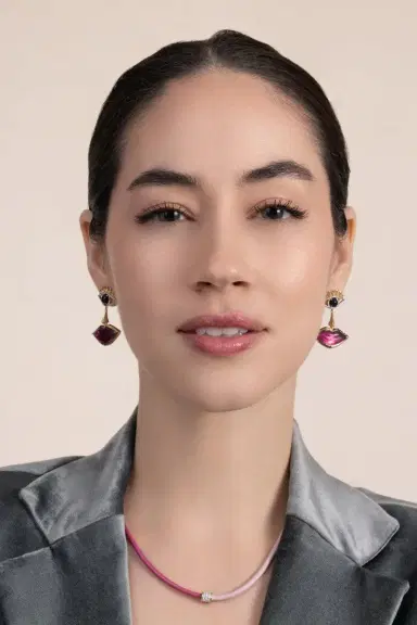 EDINA KISS Eye, Nose, Lips Drop Earrings | Thumbnail 2 EDINA KISS Eye, Nose, Lips Drop Earrings | Thumbnail 2