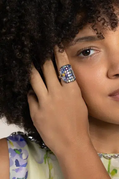 Sylva & Cie Multi Color Ten Table Ring | Thumbnail 4