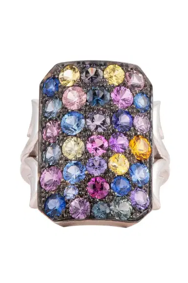 Sylva & Cie Multi Color Ten Table Ring | Thumbnail 1